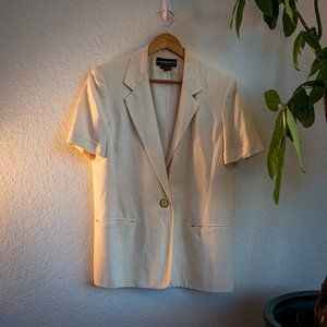 Vintage Liz Claiborne short sleeve jacket